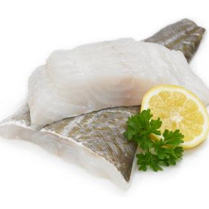 Kabeljauw eindfilets met huid losse filet